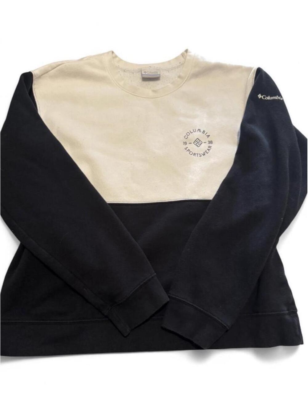Columbia Sportswear Men's Black and Navy Sweatshirt